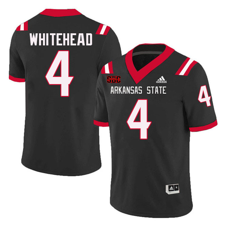 Bryan Whitehead Arkansas State Jersey,Arkansas State Red Wolves Football Uniforms,Jersey-Black